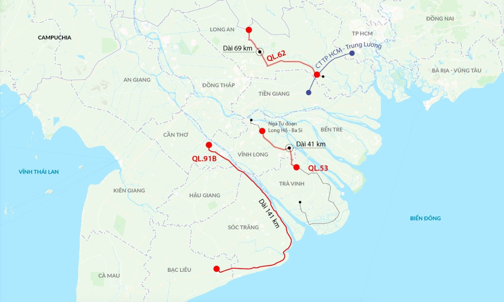 Quốc lộ 91B sắp “thay da đổi thịt”: Đường rộng 12m, chạy 80km/h, khởi công năm 2026- Ảnh 2.
