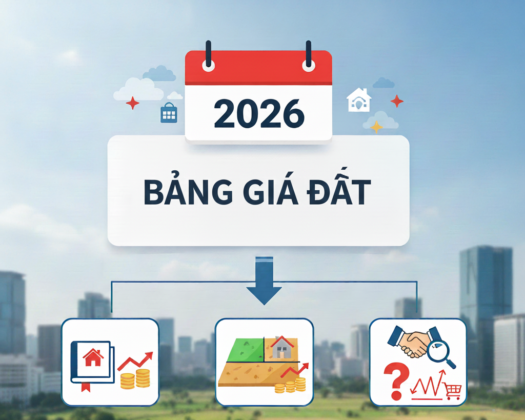 Bảng giá đất 2026: Tác động thế nào đến tiền làm sổ, chuyển mục đích, mua bán nhà đất?- Ảnh 1.