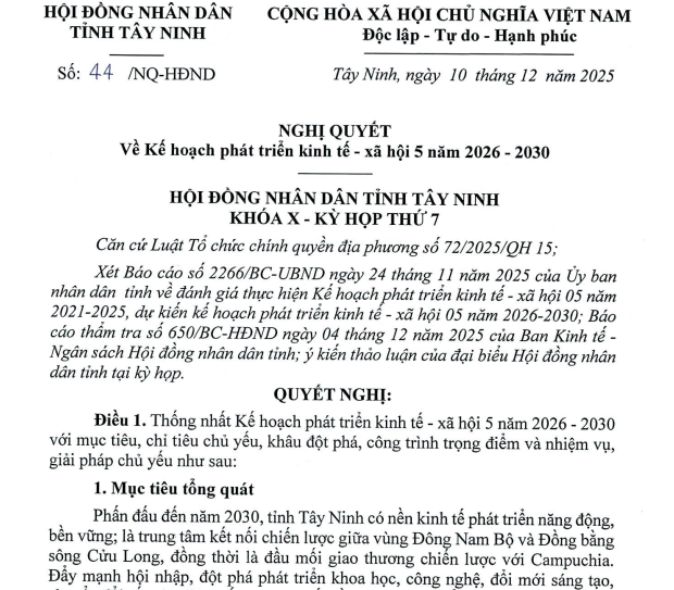 Loạt dự án khủng Tây Ninh đầu tư trong 5 năm tới- Ảnh 1.