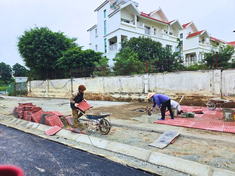 Nóng rực công trường tuyến vành đai gần 2.400 tỷ đồng- Ảnh 9. Nóng rực công trường tuyến vành đai gần 2.400 tỷ đồng- Ảnh 9.