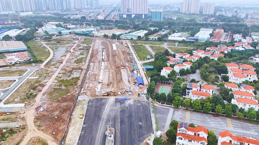 Nóng rực công trường tuyến vành đai gần 2.400 tỷ đồng- Ảnh 10. Nóng rực công trường tuyến vành đai gần 2.400 tỷ đồng- Ảnh 10.