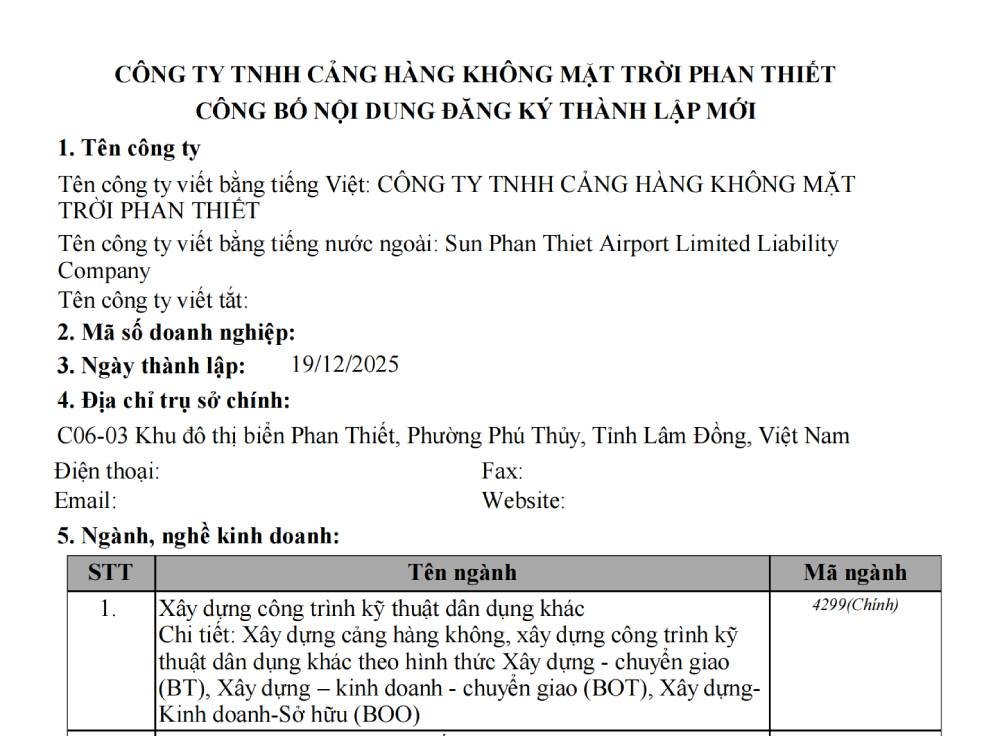 Một công ty hàng không 600 tỷ đồng vừa thành lập, đặt trụ sở tại Lâm Đồng- Ảnh 1. Một công ty hàng không 600 tỷ đồng vừa thành lập, đặt trụ sở tại Lâm Đồng- Ảnh 1.