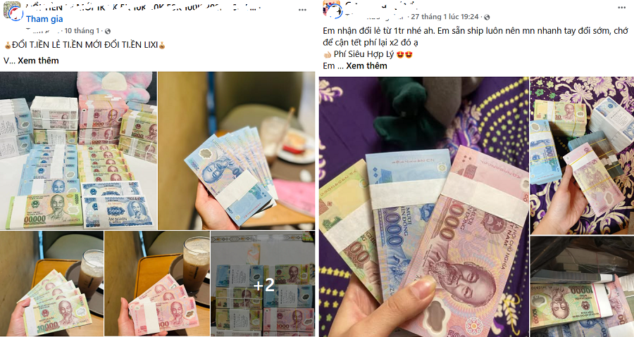 Đổi tiền lẻ, tiền mới “ăn” chênh lệch ngày Tết coi chừng bị phạt- Ảnh 1.