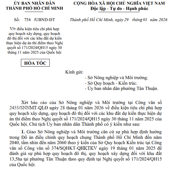 TP.HCM khẩn cấp rà soát khu đất 13,5ha phường Tân Thuận- Ảnh 1.