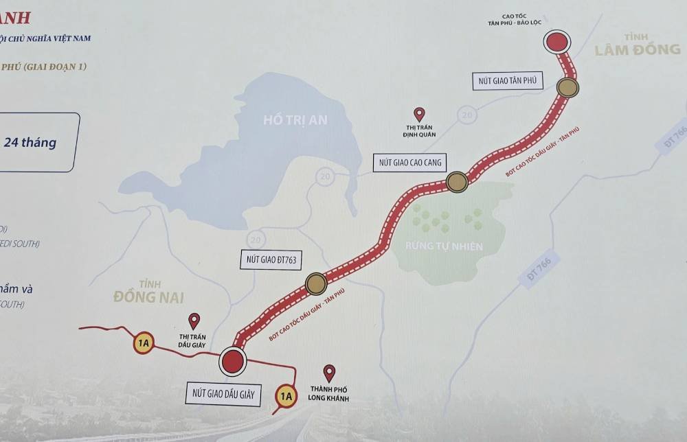 Đồng Nai duyệt bồi thường hơn 180ha đất làm tuyến cao tốc mới dài 64km- Ảnh 3.