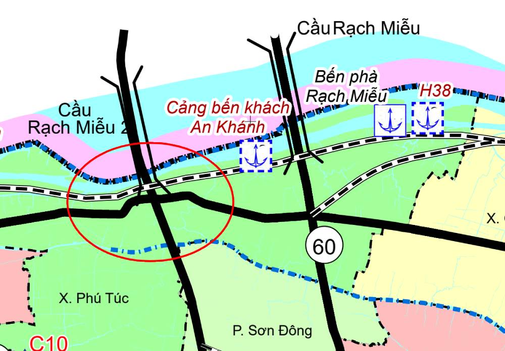 Vĩnh Long: Đề xuất làm cầu vượt một chiều tại nút giao cầu Rạch Miễu 2, khởi công 2026, hoàn thành 2027- Ảnh 1. Vĩnh Long: Đề xuất làm cầu vượt một chiều tại nút giao cầu Rạch Miễu 2, khởi công 2026, hoàn thành 2027- Ảnh 1.