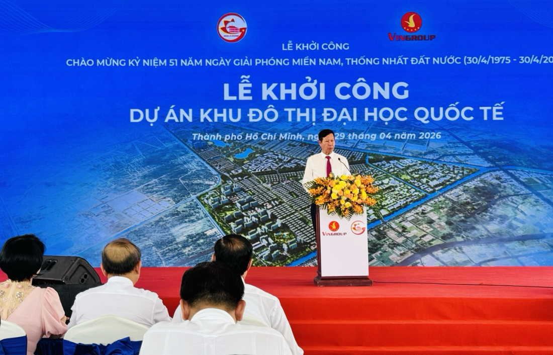 Vingroup khởi công Khu đô thị Đại học Quốc tế 880ha- Ảnh 1.