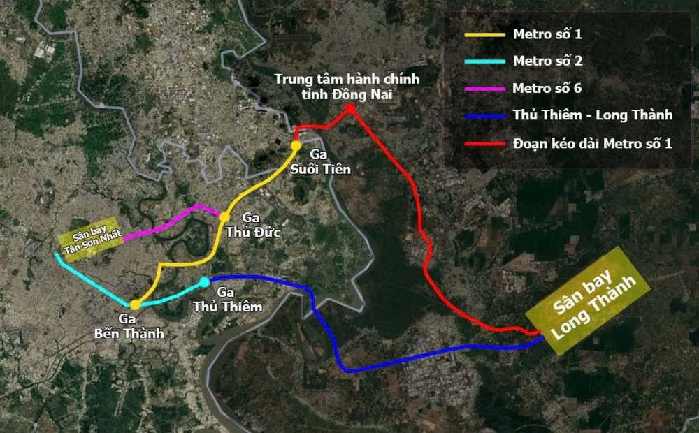 Hơn 65.500 tỷ làm tuyến metro 44,6km chạy thẳng đến sân bay Long Thành, đi qua loạt khu vực trọng điểm- Ảnh 2.