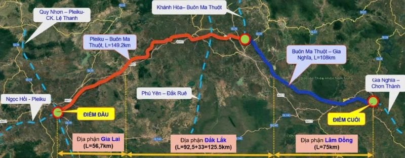 Đề xuất xây dựng cao tốc Bắc - Nam phía Tây đoạn Pleiku - Buôn Ma Thuột - Gia Nghĩa trước năm 2030- Ảnh 1. Đề xuất xây dựng cao tốc Bắc - Nam phía Tây đoạn Pleiku - Buôn Ma Thuột - Gia Nghĩa trước năm 2030- Ảnh 1.