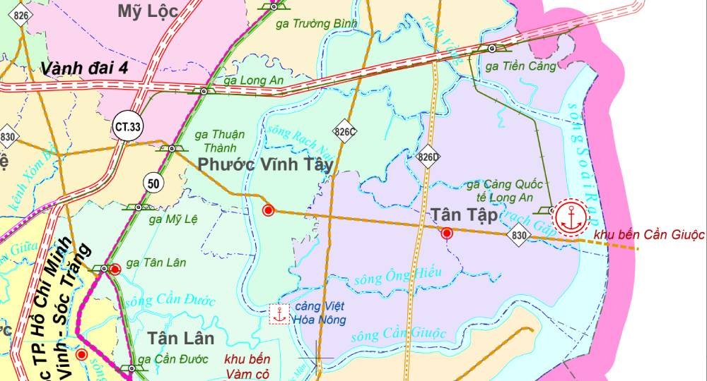 Công bố phương án bồi thường Vành đai 4 qua Tây Ninh: Đất Tân Tập đền bù gần 7 triệu đồng/m2- Ảnh 1.