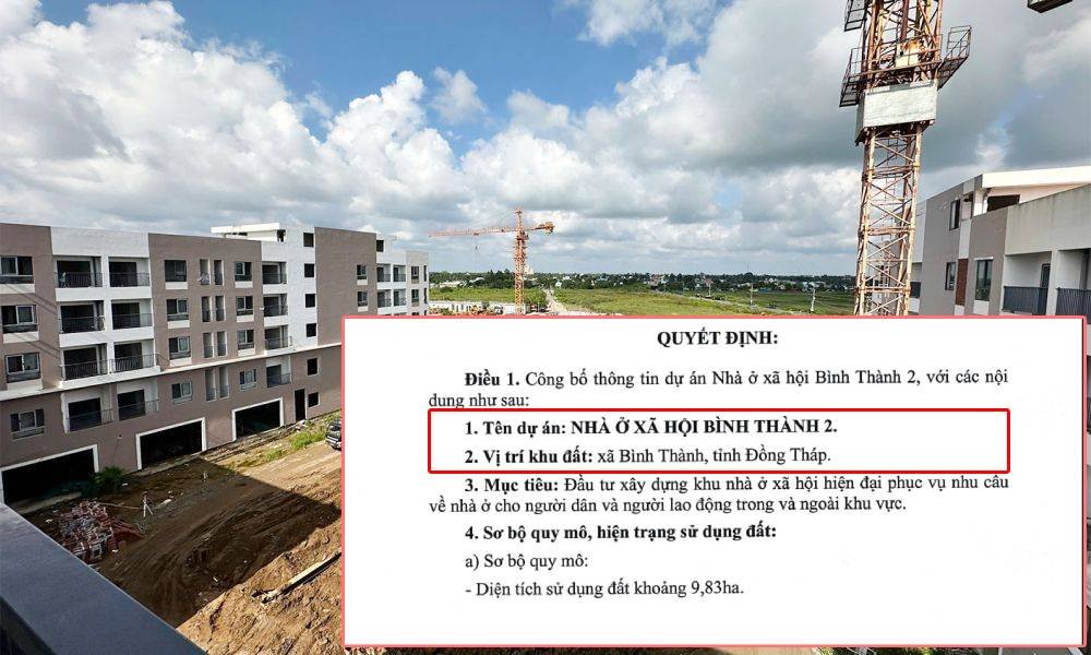 Đồng Tháp công bố thông tin dự án nhà ở xã hội phục vụ hơn 3.300 người- Ảnh 1.