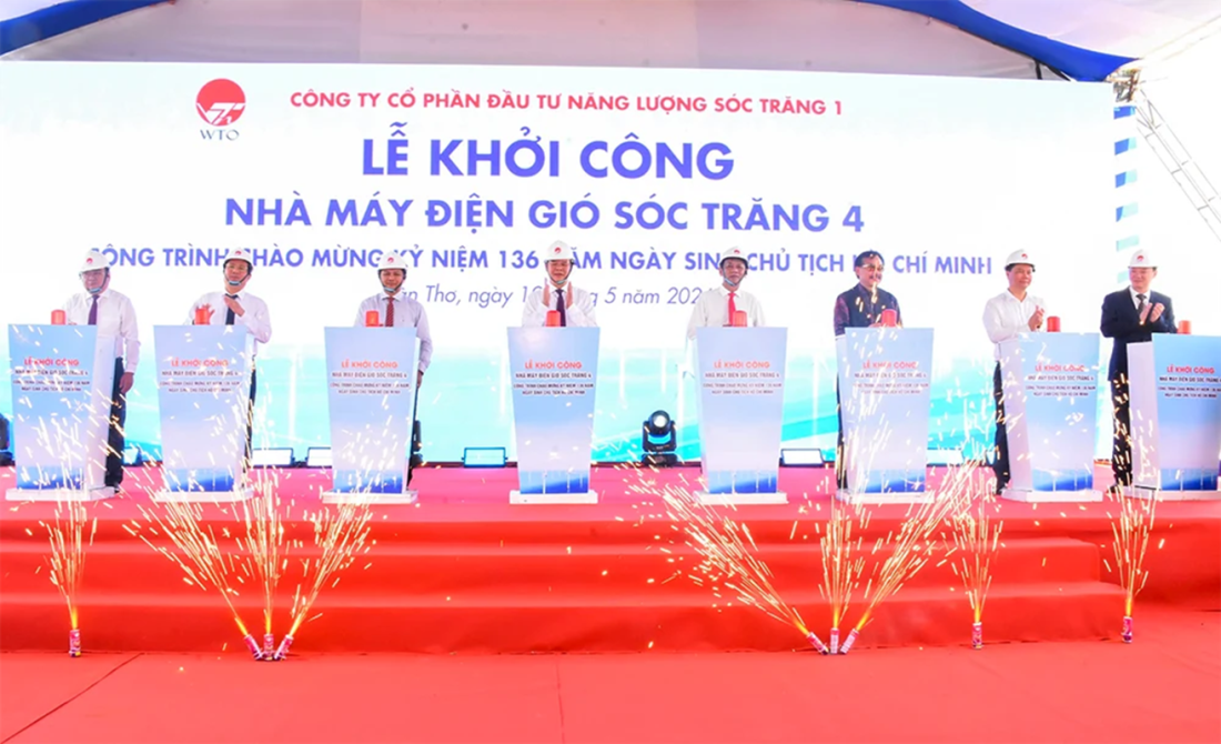 Khởi công nhà máy Điện gió Sóc Trăng 4 trên diện tích hơn 1.200ha, vốn đầu tư 14.500 tỷ đồng- Ảnh 1.