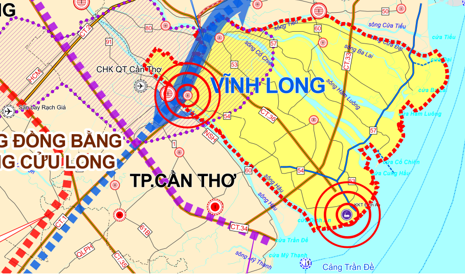 Quy hoạch chung đô thị Vĩnh Long, Bến Tre, Trà Vinh, Bình Minh- Ảnh 1.