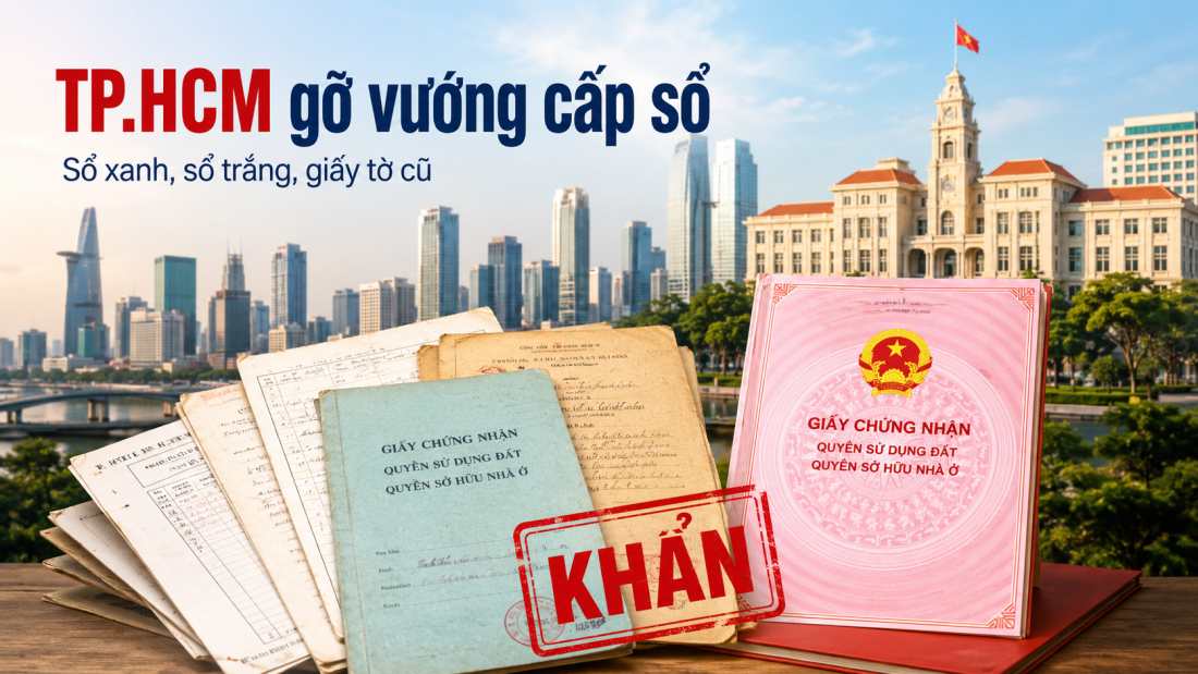 NÓNG: TP.HCM gửi văn bản khẩn về cấp sổ hồng, sổ đỏ cho giấy tờ cũ- Ảnh 1. NÓNG: TP.HCM gửi văn bản khẩn về cấp sổ hồng, sổ đỏ cho giấy tờ cũ- Ảnh 1.