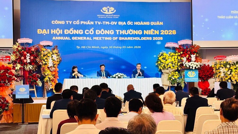 ĐHCĐ Hoàng Quân: Doanh thu 1.200 tỷ, Golden City Tây Ninh thành “át chủ bài” 2026- Ảnh 1.