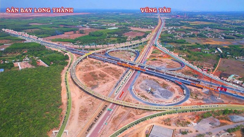 Chính thức đưa vào khai thác toàn bộ các nhánh kết nối nút giao Long Thành- Ảnh 1. Chính thức đưa vào khai thác toàn bộ các nhánh kết nối nút giao Long Thành- Ảnh 1.