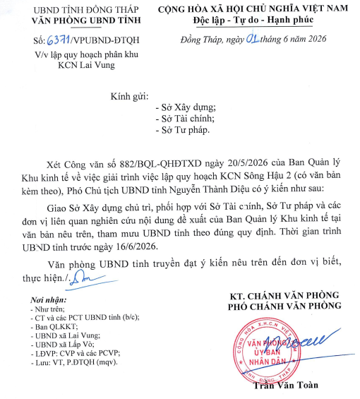 Đồng Tháp thông tin về khu công nghiệp 710ha, 35.000 việc làm- Ảnh 1.