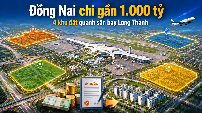 1.000 tỷ bồi thường 4 khu đất quanh sân bay Long Thành- Ảnh 2.