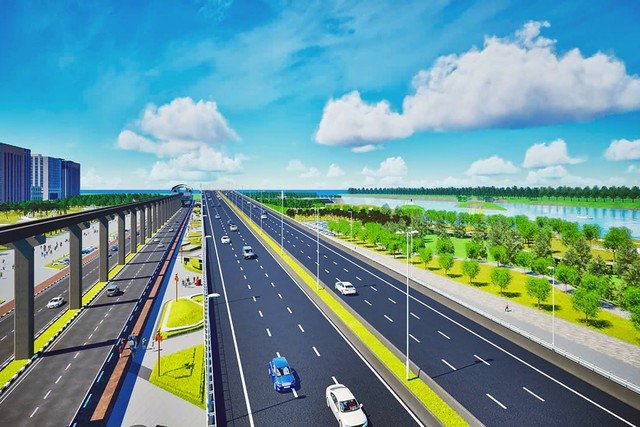 Đại lộ ven sông Hồng dài 80 km lộ diện: trục 6 làn xe xuyên đô thị, định hình lại không gian hai bờ