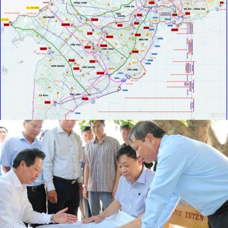 Khảo sát đầu tư tuyến đường ven biển 7.000 tỷ kết nối Đồng Tháp – Tây Ninh – Vĩnh Long