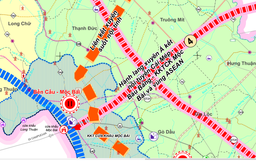 Tây Ninh triển khai hành lang công nghiệp đô thị với loạt tuyến đường, khu công nghiệp