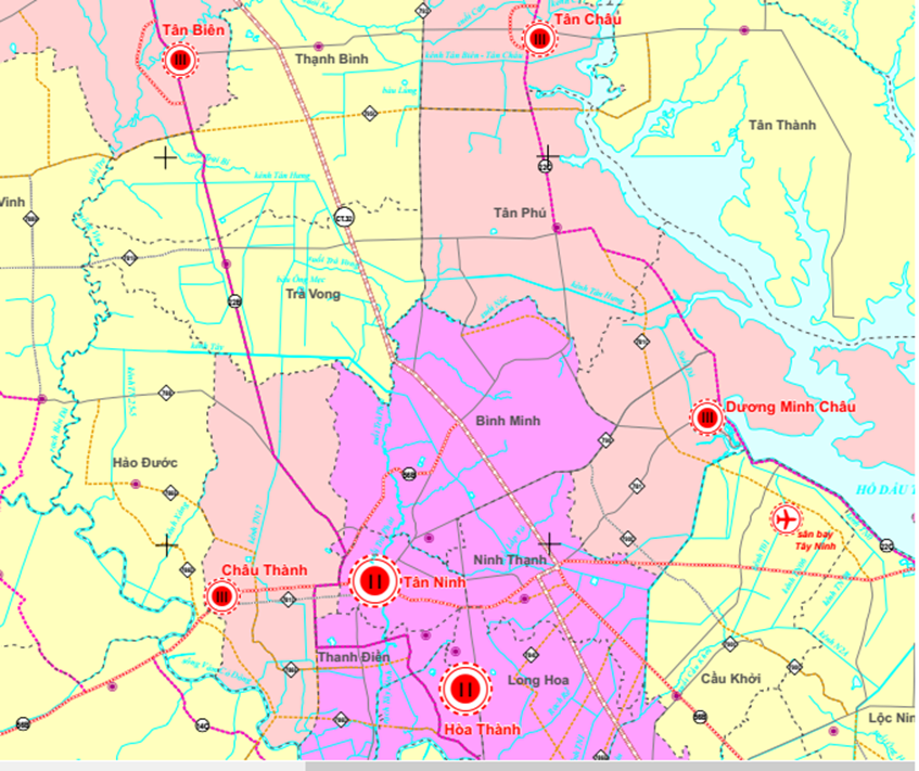 Tây Ninh công bố bản đồ đô thị mới sau sáp nhập: Tân An, Tân Ninh, Hòa Thành, Trảng Bàng và Kiến Tường