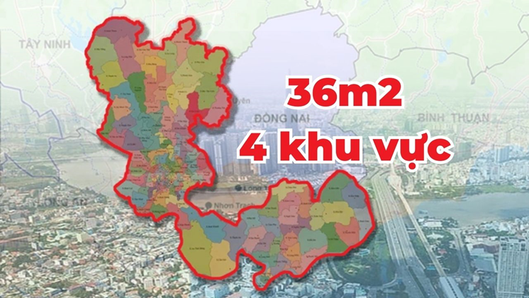 Quy định mới tách thửa đất TP.HCM 2026: Dự kiến tối thiểu 36m2 và chia 4 khu vực
