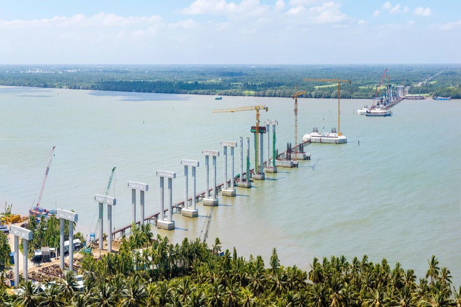 Bất động sản 24h: Tiến độ cầu Đại Ngãi nối Vĩnh Long – Cần Thơ
