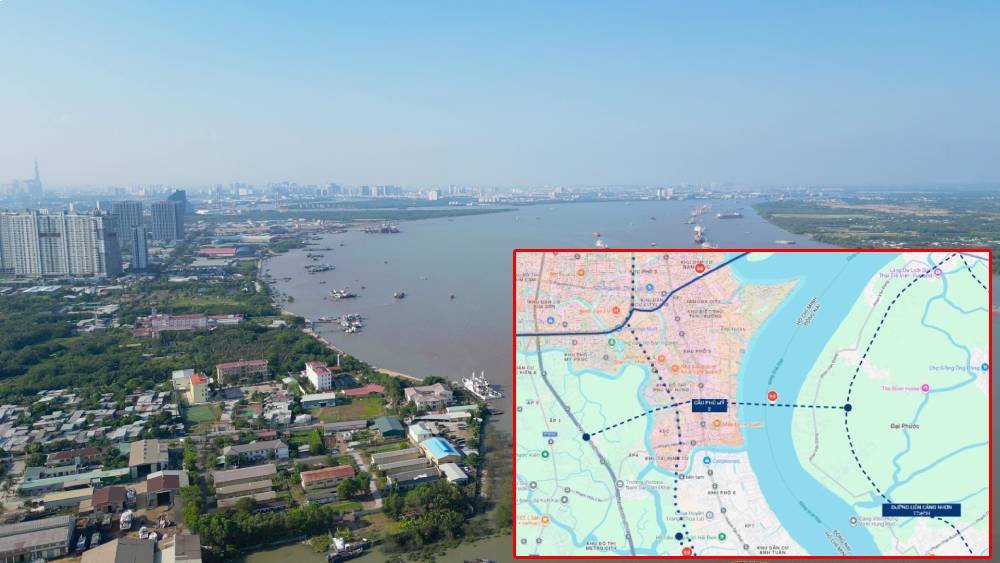 Cầu Phú Mỹ 2 hơn 23.000 tỷ lộ diện thiết kế: Mở trục kết nối TP.HCM đến sân bay Long Thành