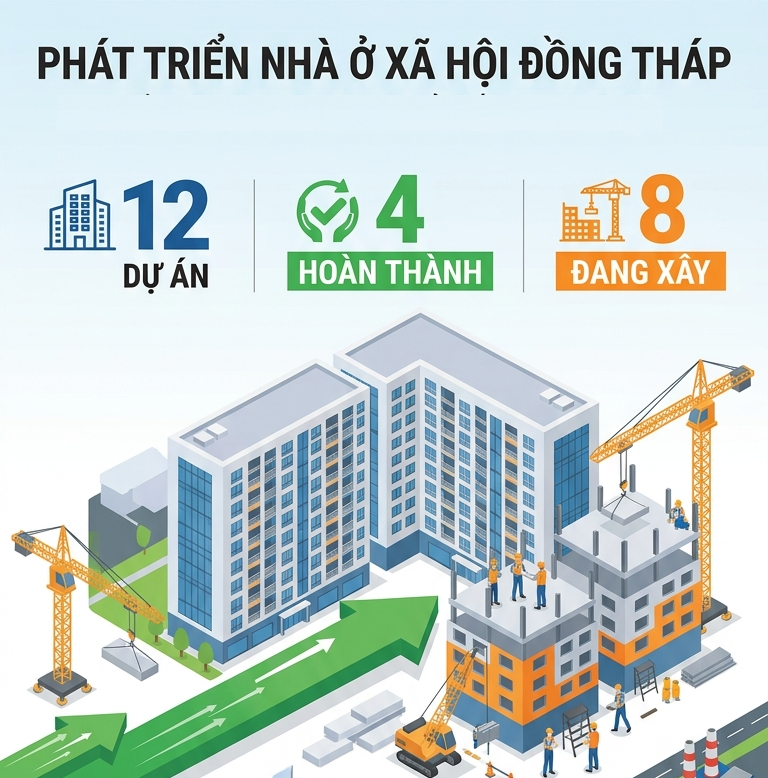 Đồng Tháp “mở luồng xanh” kêu gọi đầu tư 17.200 căn nhà xã hội
