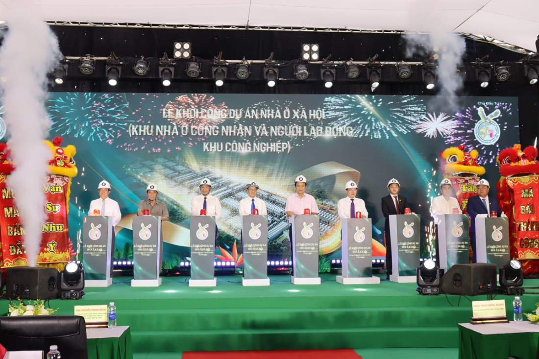 Tây Ninh khởi công gần 800 căn nhà ở thấp tầng phục vụ công nhân và người thu nhập thấp