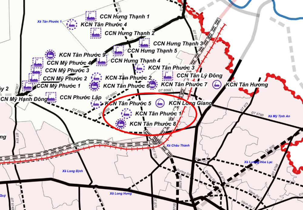 470ha Khu công nghiệp Tân Phước 1 được Đồng Tháp tăng tốc giải phóng mặt bằng