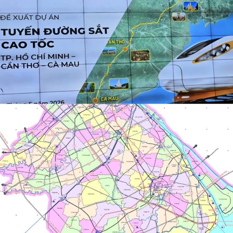 Đề xuất đáng chú ý về xây dựng tuyến đường sắt tốc độ cao TP.HCM – Cần Thơ – Cà Mau