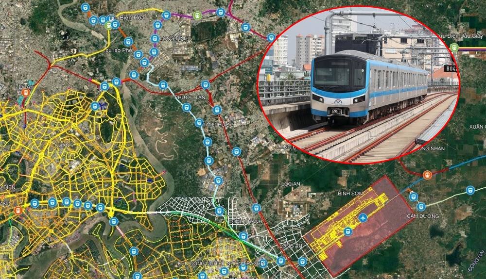 Làm tuyến metro hơn 44km đến sân bay Long Thành: Đồng Nai yêu cầu chốt hướng tuyến và vị trí các khu TOD